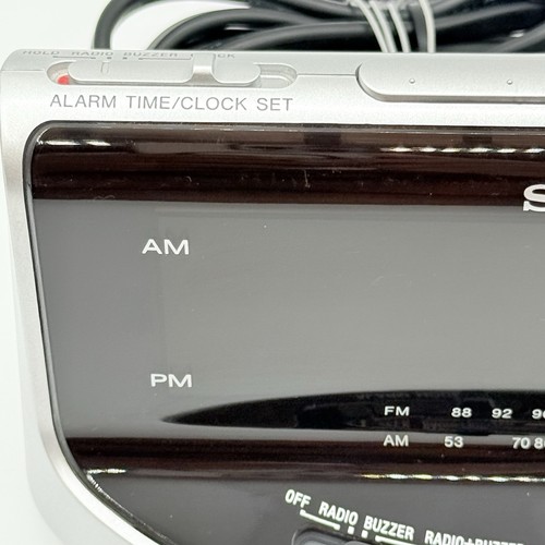 Sony Dream Machine Digital Alarm ICF-C492 Clock AM FM Radio. Tested Works Great - Picture 5 of 17