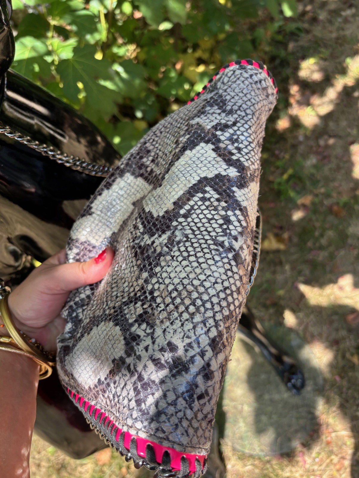 Falabella STELLA McCARTNEY Python Pattern 1 Chain… - image 6