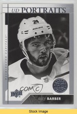 2017-18 Upper Deck Portraits Rookies Riley Barber #P-68 READ x9t