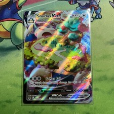 Snorlax VMAX 142/202 Swsh01: Holo Spada e Scudo. Carta Pokemon ultra rara quasi nuova