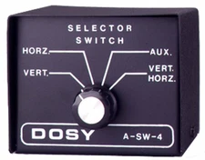 DOSY SW-4 4-POSITION ANTENNA SELECTOR SWITCH - HANDLES UP TO 1000W (A-SW-4, SW4)