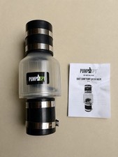PumpSpy Quiet Sump Pump Check Valve Clear Anti Water Hammer 2 Inch Valve