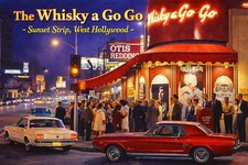 Whisky a Go Go - Sunset Strip, West Hollywood Los Angeles MODERN POSTCARD D646