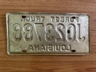 1970 - 1990's Louisiana FOREST TRUCK License Plate Tag, JO23788 Expired — photo 3