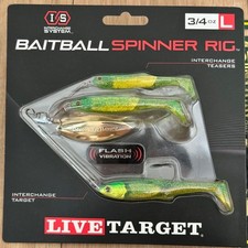Live Target Baitball Spinner Rig Alabama Rig Used