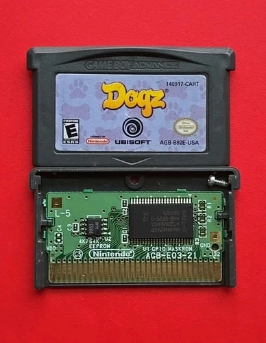 Dogz Game Boy Advance Nintendo GBA Dog Simulation Authentic Saves Cleaned Works!