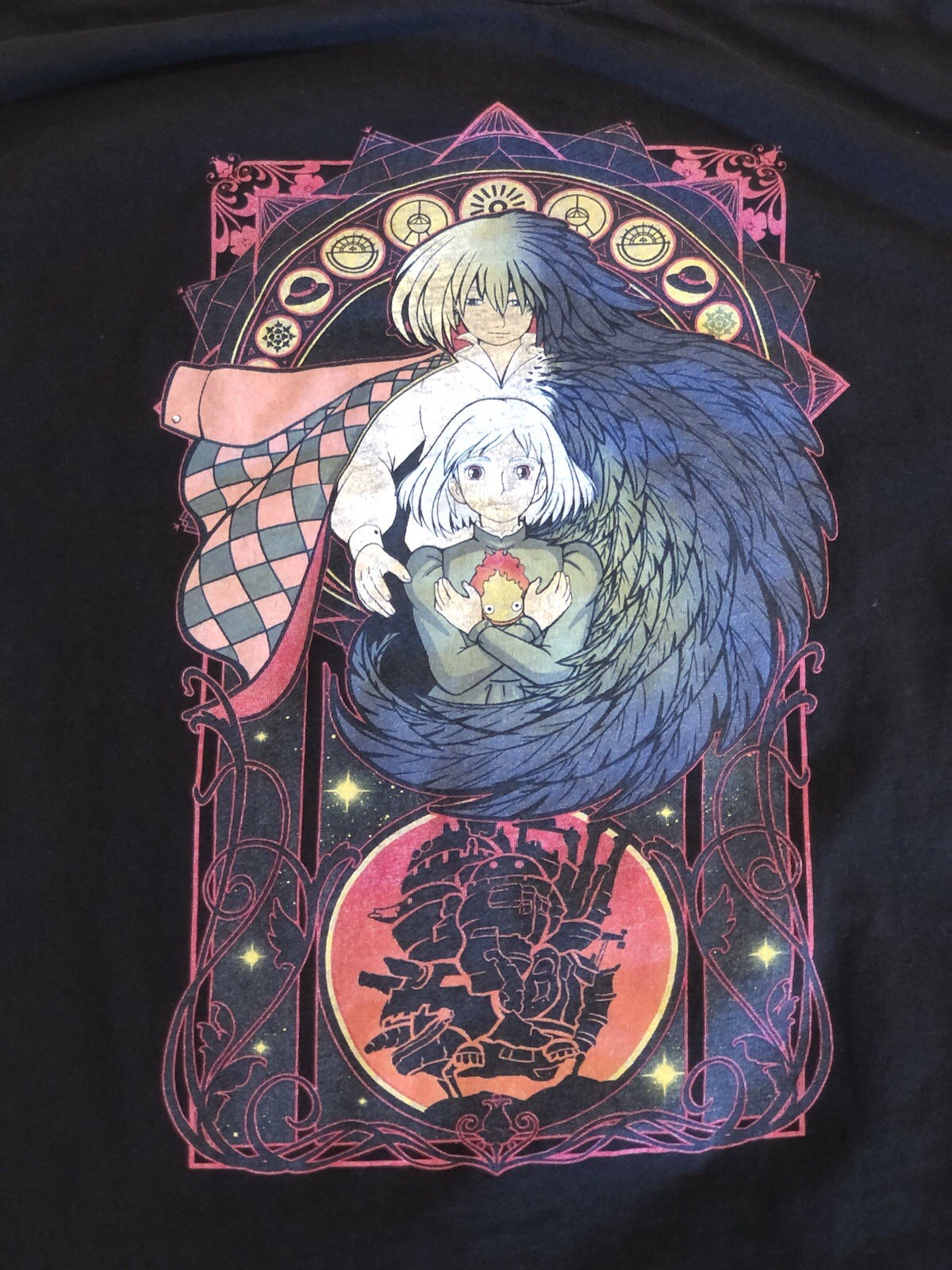 Hot Topic Howl's Moving Castle Studio Ghibli t-shirt Rare Large Ladies image 2