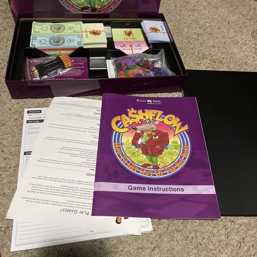 Cash flow Investing 101 Board Game Rich Dad Robert Kiyosaki COMPLETE VG - Imagen 7 de 12