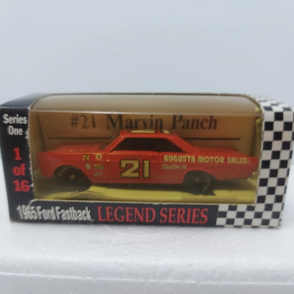 Raro Marvin Panch #21 Augusta Motor Sales 1965 Ford Fastback RCCA 1:64 Stockcar Foto 2 de 4