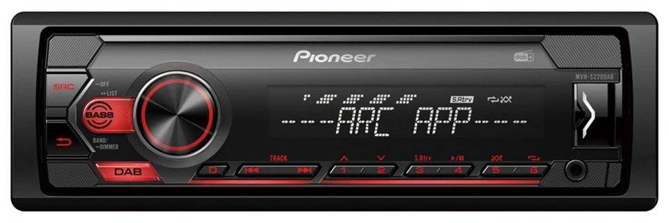 Pioneer 1DIN USB DAB MP3 Lenkrad Autoradio für Seat Ibiza 2008-2015 tuam grey - Bild 4 von 4