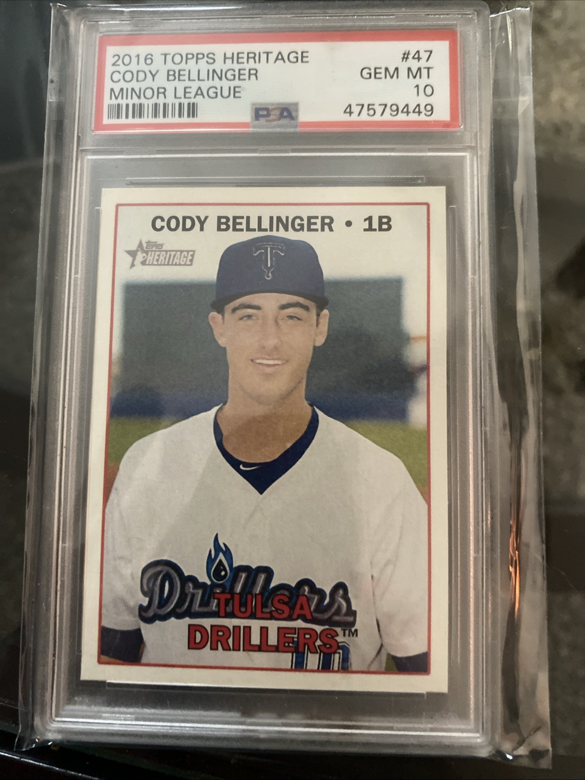 2016 Topps Heritage Minor League Edition - Cody Bellinger #47 (RC)