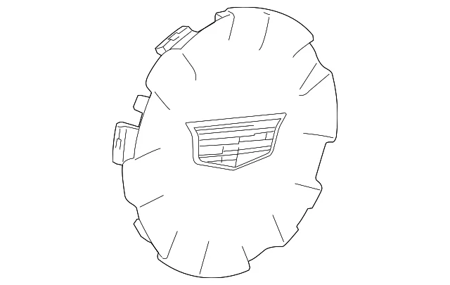 Genuine GM Front and Rear Wheel Trim Cap 23432313 - Изображение 2 из 3