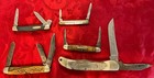 LOT OF 5 KNIVES FOR PARTS OR REPAIR, BUCK, WADSWORTH, PAL CUTLERY, CATARRAUGUS.. — photo 1