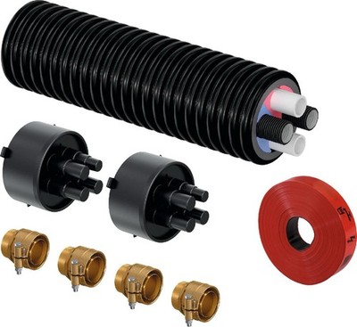 COSMO Anschlusspaket Wärmepumpe DN32 6m HP FlowSet 2x40x3,7-2x32x3,5/175 L=6m