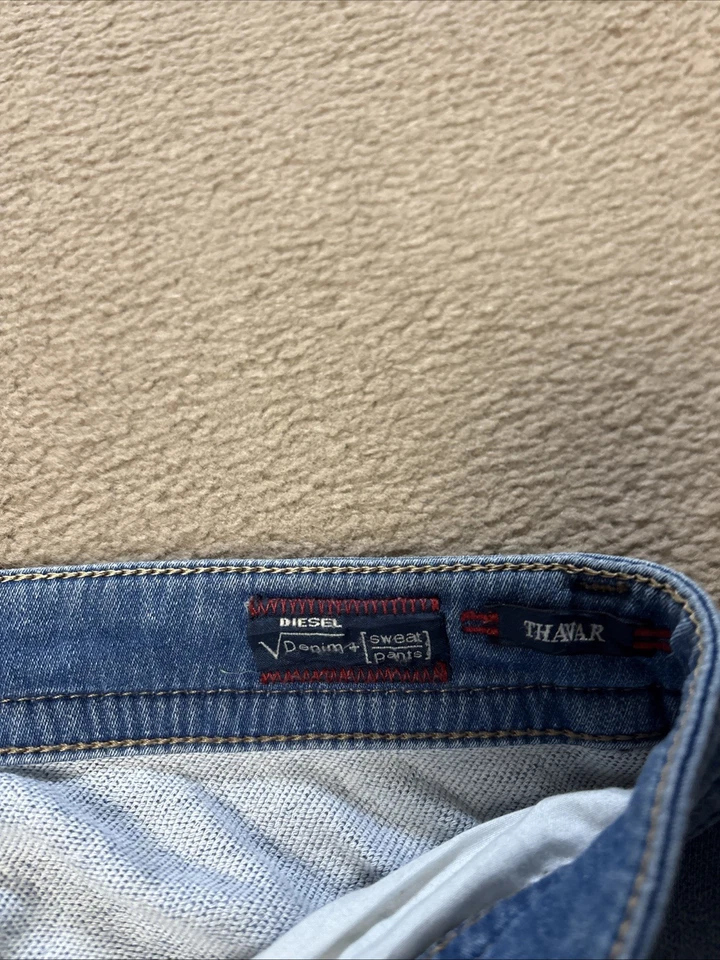 PANTALONES DE CHÁNDAL PARA HOMBRE DIESEL THAVAR NE JOGG JEANS Azul W32 L33 (3376) Foto 4 de 4