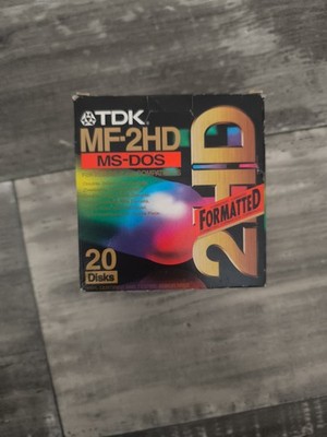 TDK MF-2HD MS-DOS Disketten,12 Stück in Box