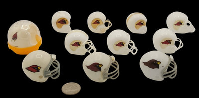 Vintage Arizona Cardinals 70s 80s 90s Y2K Mini Helmets NFL Gumball Lot of 11