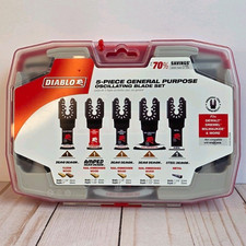 Diablo DOU5SPC 5-Pc Bi-Metal General Purpose Oscillating Blade Set