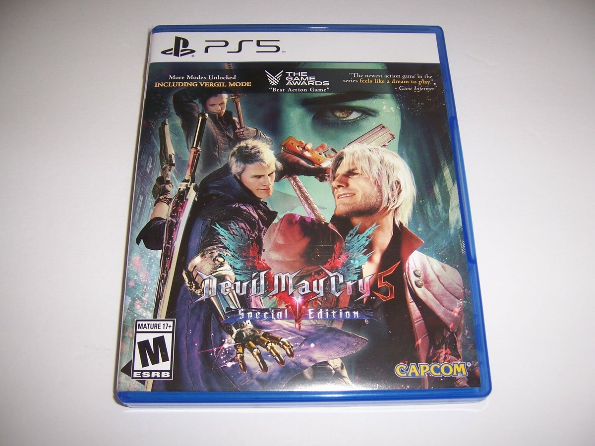 Replacement Box Case DEVIL MAY CRY 5 Sony PlayStation 5 PS5