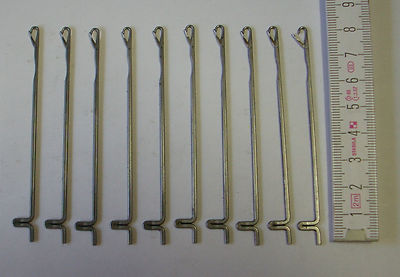 10 Ersatznadeln für Singer Doppelbett- Strickmaschinen (2100;2200; 2310; 2320) 