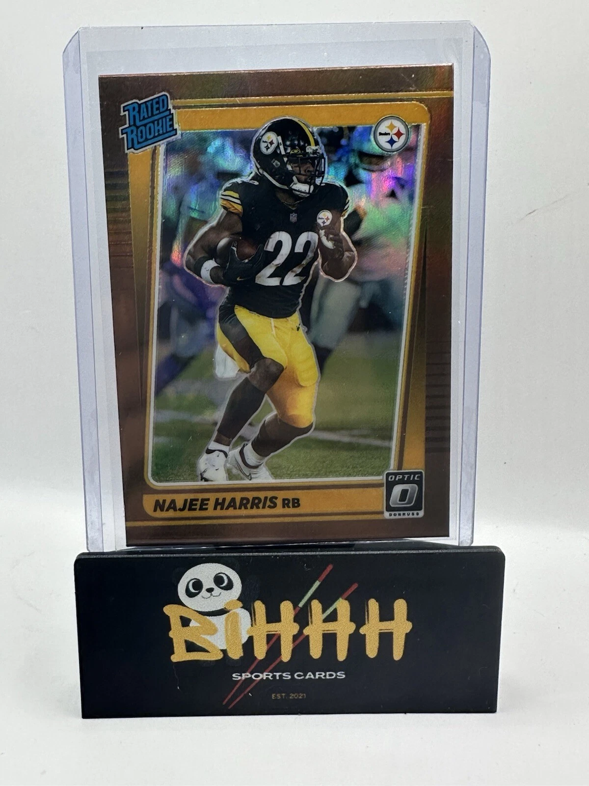 2021 Donruss Optic #213 NAJEE HARRIS Bronze Rated Rookie Steelers RC Color Match