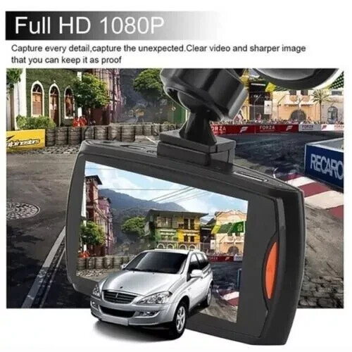 Dash Cam 1080p HD Auto Telecamera Registratore Videocamera Monitor - Miniatura 5