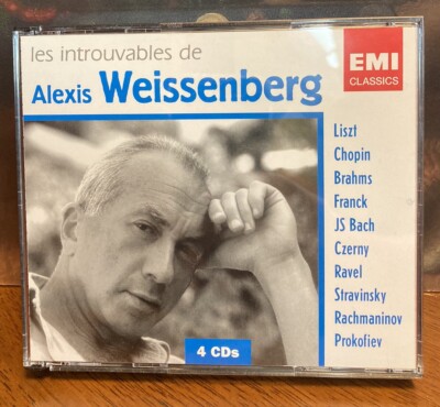 Les Introuvables de Alexis Weissenberg EMI Classics 4 CD Set Excellent Condition