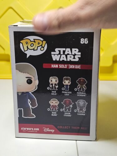 Figura de vinilo exclusiva Funko Pop Star Wars Han Solo (Snow Gear) #86 caja de botín - Imagen 3 de 5