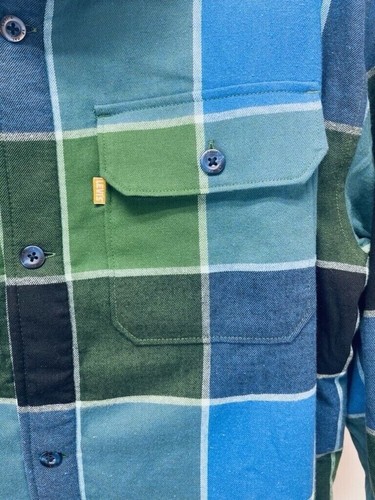 Levi’s Gold Tab kariertes Jackson Flanell Worker Überhemd für Herren Größe M neu mit Etikett - Bild 3 von 11