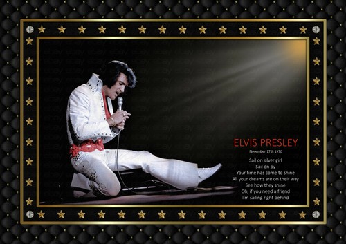 Elvis Presley - Live 1970 - ORIGINAL A4 Signed PHOTO PRINT MEMORABILIA - Picture 6 of 8