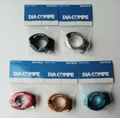 DIA-COMPE MX-1500 MX1500 MX 1500 HINGED SEAT POST CLAMP 25.4mm (1") SILVER