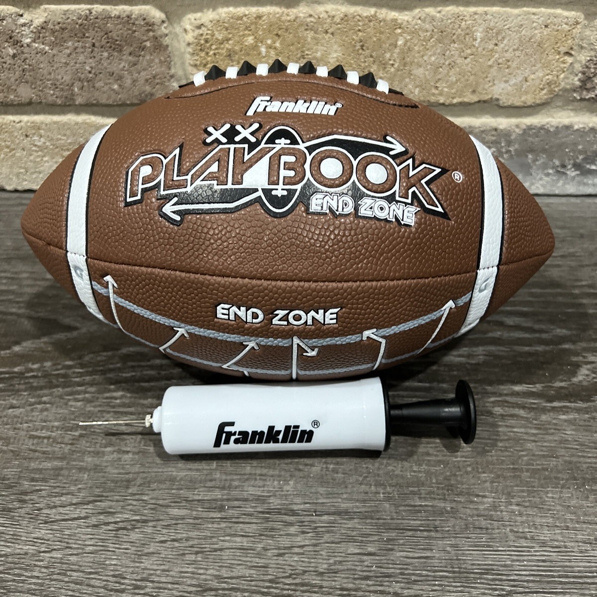Franklin Playbook Mini Football 13Plays Right on The Ball (Fast
