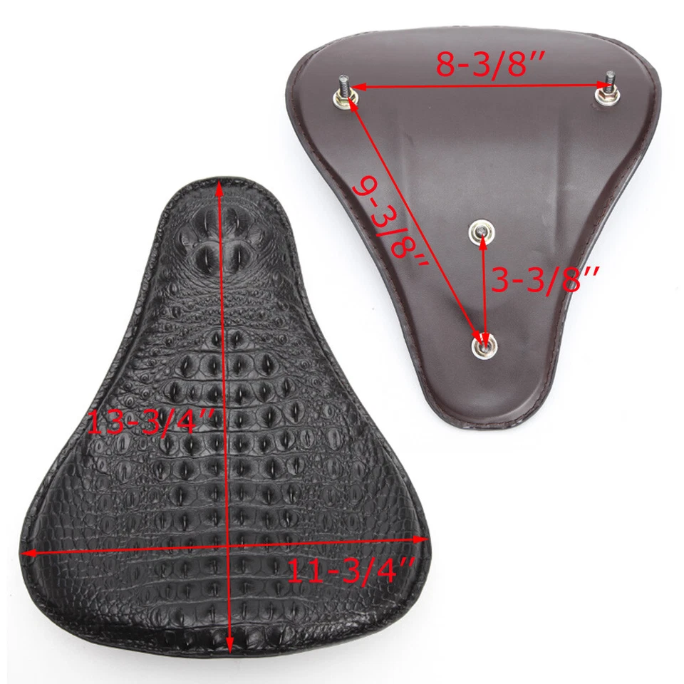 Одиночное сиденье из аллигаторской кожи для мотоцикла Honda Shadow VLX 600 VT 600 Bobber - Изображение 3 из 4