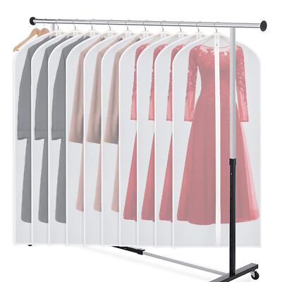 Garment Bag Dress Bags for Storage Set of 10 Long Dresses Suit Protector Cove...