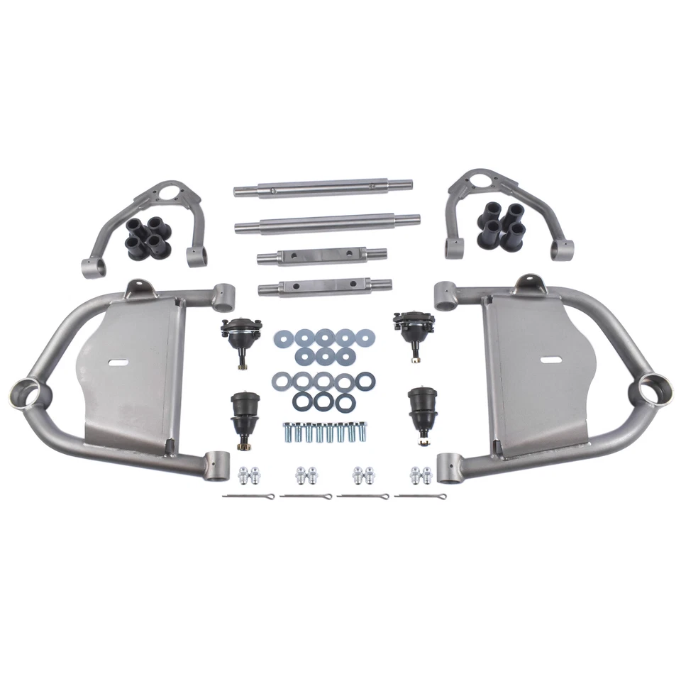 For Chevy C10 Truck 1963-1970 Bagged Front Tubular Upper + Lower Control Arms - Image 4 of 4