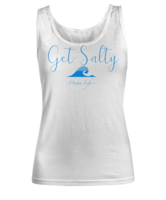 GET SALTY OCEAN LIFE SEA TURTLE TEE SHIRT HOODIE - Women's Tank Top