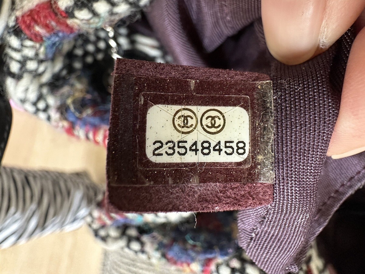 CHANEL 16K Purple Tweed SHW Drawstring Bucket Bag | eBay