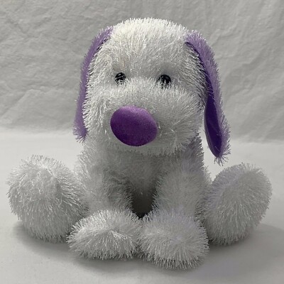 purple puppy stuffed animal