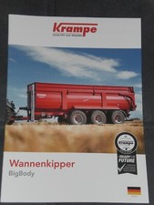 KRAMPE Wannenkipper, Muldenkipper BIGBODY Prospekt von 2022 ( 8681 )