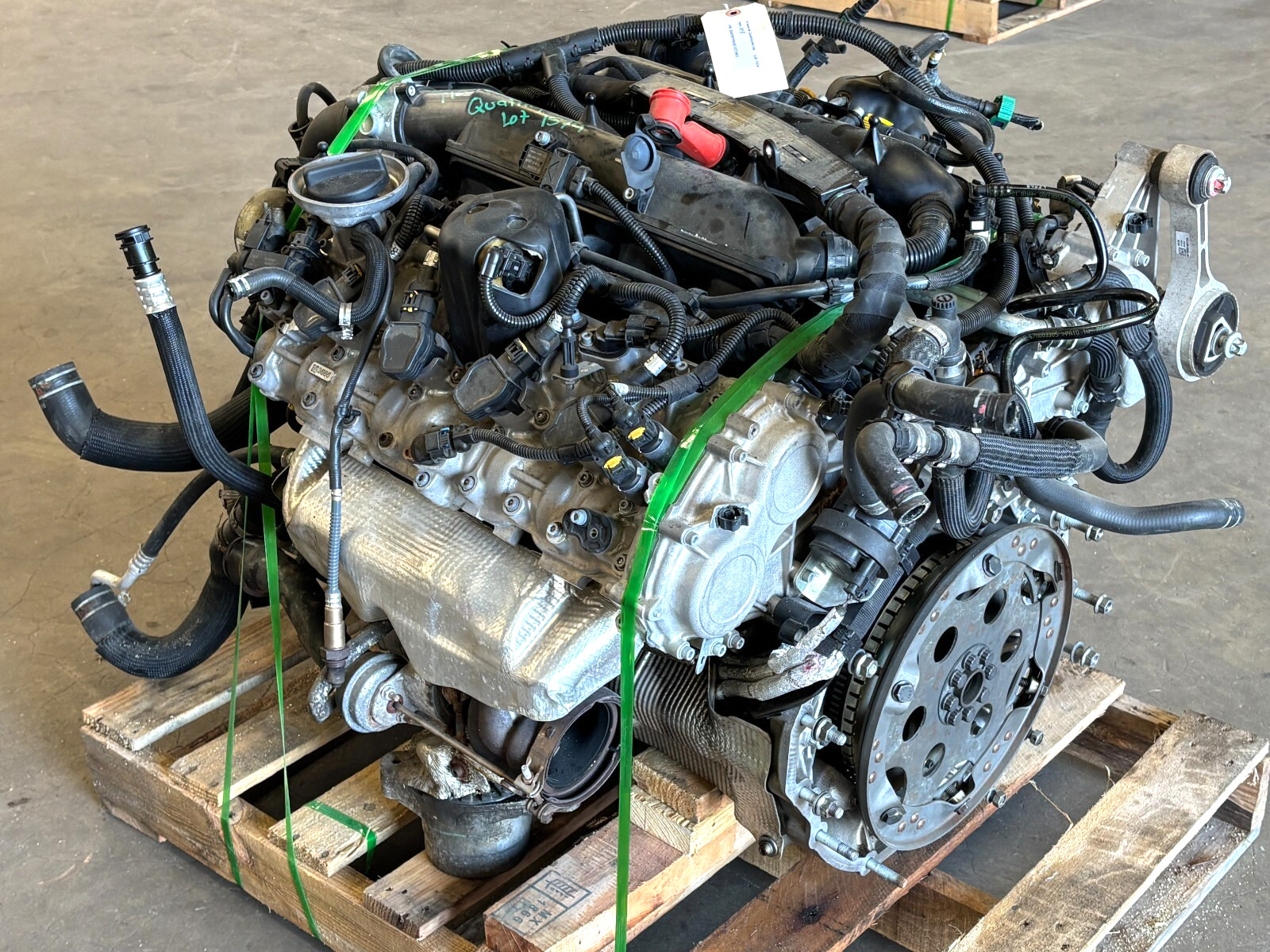 14-17 Maserati Quattroporte GTS RWD 3.8L V8 Engine Motor Block Assembly 1574 OEM