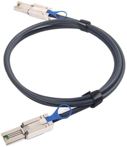 6G External Mini SAS Cable SFF-8088 to SFF-8088 30AWG SAS 2.0 26Pin 1 Meter - Picture 5 of 7
