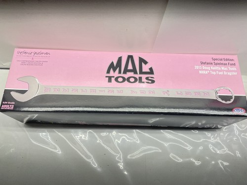 AW TEAM FORCE MAC TOOLS PINK "CANCER AWARENESS" DRAGSTER - NEW OPEN BOX RARE - Picture 3 of 19