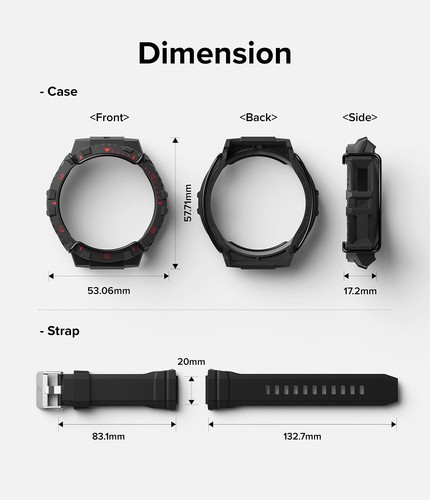 Ringke Fusion-X Guard (Wire O) for Galaxy Watch 5 Pro 45mm Rugged Case Band - 第 65/65 張圖片