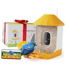 Smart Bird Feeder with Camera, 32G Card, AI Identify Birds Species, Capture 