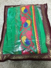 Indian Saree  Blouse Bollywood Sari