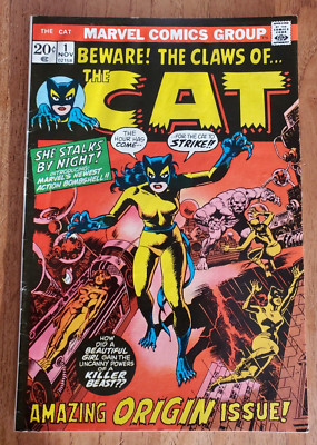 The Cat #1  Marvel Comics (1972) 1st  App of Greer Grant
