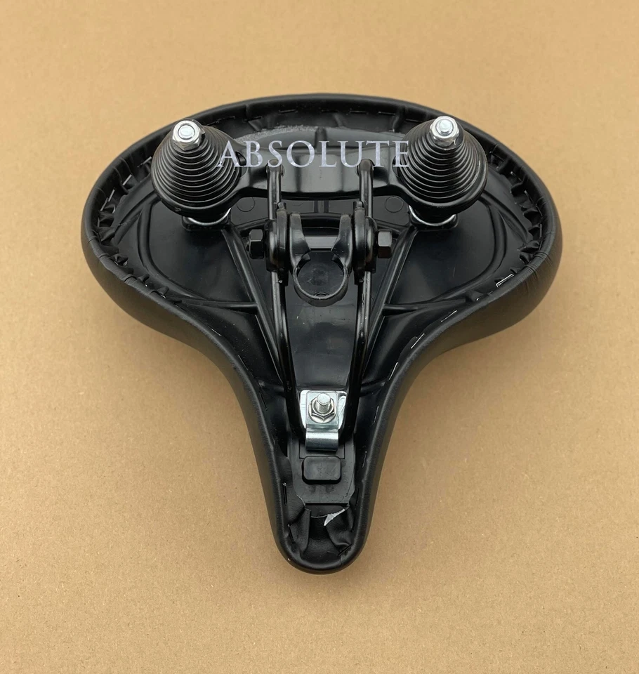 SILLÍN DE BICICLETA CRUCERO NEGRO DE COLECCIÓN SCHWINN TANK BIKE ASIENTO CLÁSICO BEACHCOMFORT Foto 2 de 2