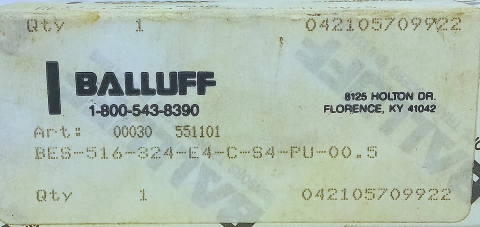 Balluff BES-516-324-E4-C-S4-PU-00.5 10-30 V DC Inductive Proximity Sensor - Image 3 of 4