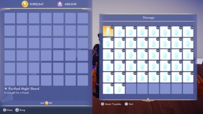 Dreamlight Valley Purified Night Shards Full Inventory - Switch, XBOX & PC, PS