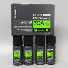 Goldwell Men Reshade 5 Minute Color Grey Blending Power Shot 4x20ml CHOOSE shade